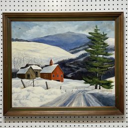 Joan M. Tierney - New England Barns In Winter