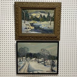 B. Gates- Two Winter Landscapes, 1941 And 1942