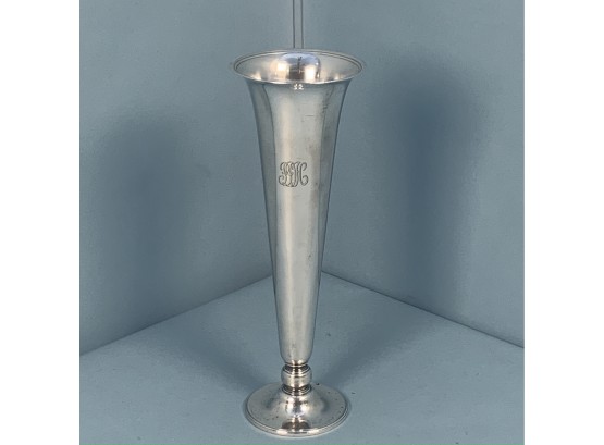 Tiffany & Co. Sterling Silver Trumpet Vase