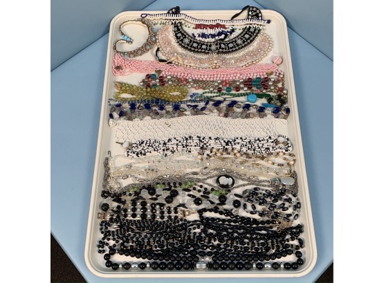 Tray Of Costume Jewelry