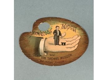 Gen'l Tom Thumb's Museum Marvelous Midget Trade Card