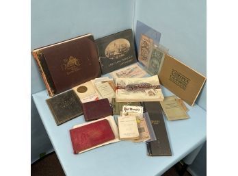 Columbian Exposition & Travel Booklets, Autograph Books, Eltons Comic And Other Books