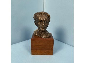 Bronze Bust Of  Gentleman Attributed To Robert Berks (American, 1922-2011)