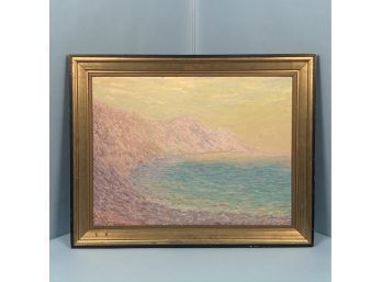 Impressionist Seascape, Unsigned.