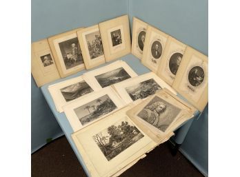 Lot Of Assorted 18/19th C Engravings