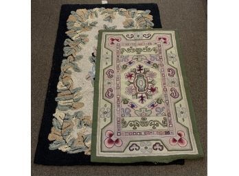 Lot Of Two Hooked Rugs