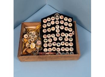 Lot Of Souvenir And Novelty Pin Back Buttons