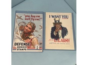 Lot Of Three WWII Posters
