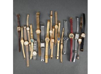Large Lot Of Assorted Lady's Wristwatches