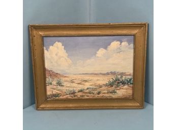 Elizabeth Jane Ritchel Crowningshield (American 1885-1968) Desert Mountain Landscape
