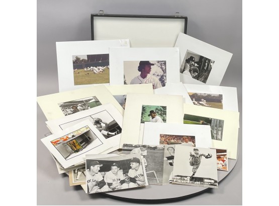 Group Of American Sports Photographs & Prints, Including Baseball, Basketball And Football, Twentieth Century