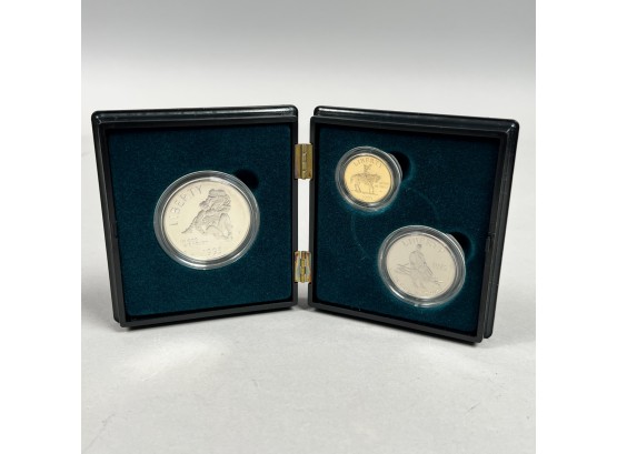 1995 United States Mint Civil War Battlefield 3 Piece Commemorative Coin Set