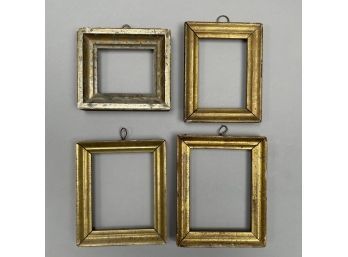Four Small American Giltwood Frames, Early Nineteenth Century