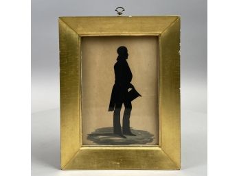 American Silhouette Portrait Of A Gentleman, Circa 1830