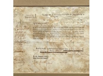 Appointment Document For Richard Rogers (1744-1814), Colony Of The Massachusetts-Bay, Dated 1776