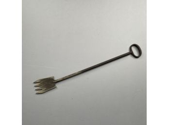 American Wrought-Iron Ice Shaving Fork, Nineteenth-Early Twentieth Century