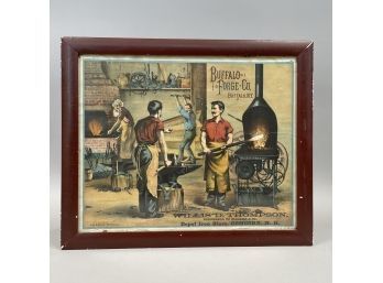 'Buffalo Forge Co., Buffalo N.Y.'  Advertising Lithograph For The Depot Iron Store, Concord, New Hampshire