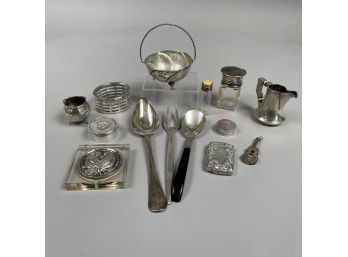 Group Of American, English And Continental Sterling Silver Objets De Vertu, Various Makers, Twentieth Century