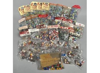 Group Of Vintage Assorted Bagged Marbles, Twentieth Century