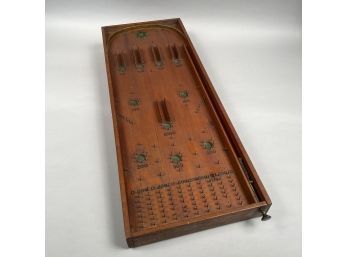 American Stained Wood Bagatelle Pinball Board, Late Nineteenth-Twentieth Century