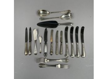 Group American, English & Continental Sterling Silver Flatware & Utensils, Various Makers, Twentieth Century