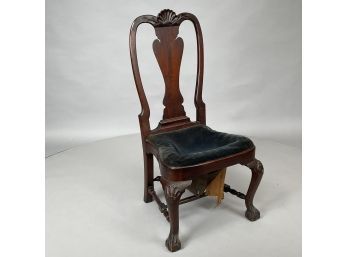 Centennial Queen Anne Walnut Side Chair, Late Nineteenth Century