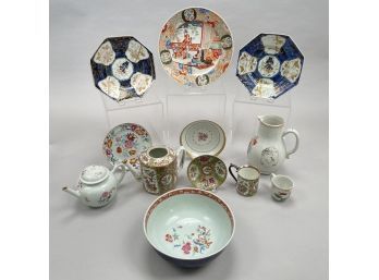 Twelve Chinese Export Porcelain Tablewares, Mid-Eighteenth-Late Nineteenth Century