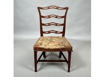 Chippendale Mahogany Ribbon-Back Side Chair