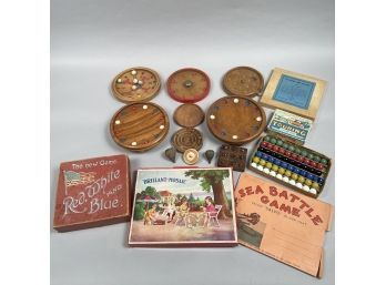 Group Of American Marble Games, 1930-1960
