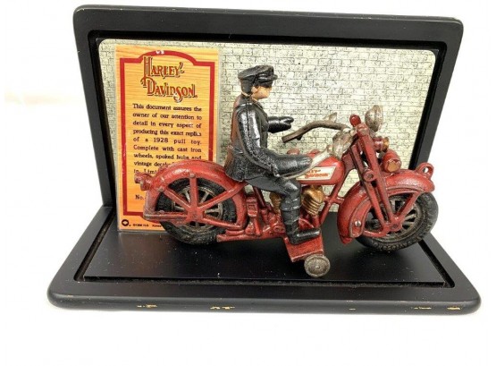 Harley Davidson 1928 Pull Toy