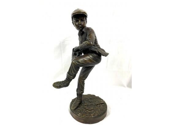 Bronze 'Like' Baseball Pitcher Statue
