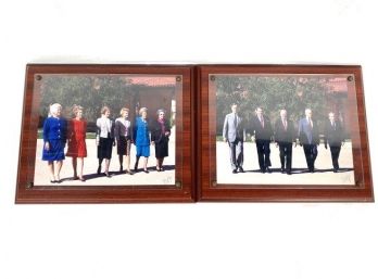 Lot Of (2) Photos Of All The Presidents And First Ladies