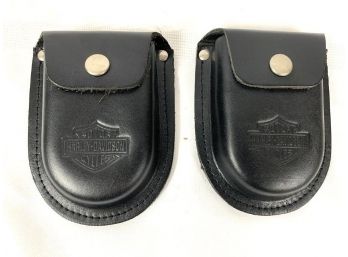 Harley Davidson Leather Handcuff Cases