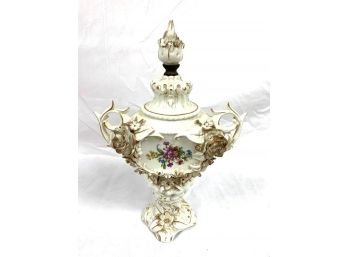 Antique Victorian Porcelain Vase