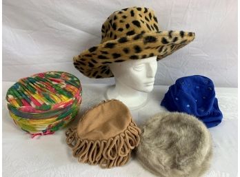 Lot Of Vintage  Woman's Hats