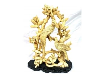 Chinese Double Phoenix Bird Figurine