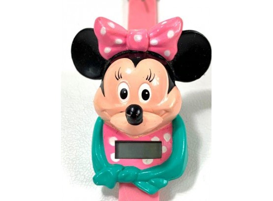 Vintage Talking Time Digital Minnie Mouse Watch