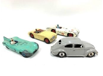 4 - Vintage Dinky Diecast Car Toys