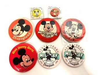 Assortment Of Vintage Mickey Mouse Buttons