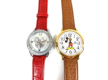 1 Lorus And 1 Disney Mikey Mouse Watches