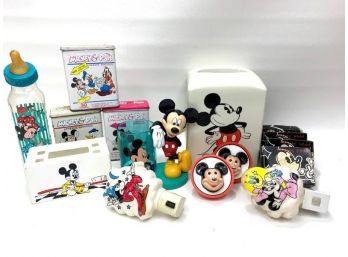 Assortment Of Minnie And Mickey Mouse Items