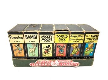 Vintage Mickey Mouse Library Of Games Collection