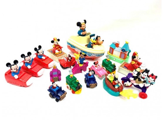 Lot Of Minnie And Mickey Mouse Plastic Cars