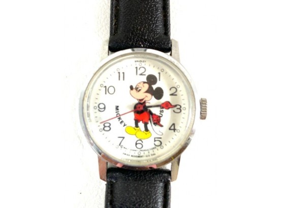 Vintage Bradley Swiss Mickey Mouse Watch