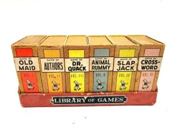 Vintage Set Of 6 Library Of Games