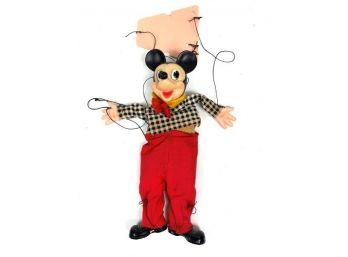 Vintage Mickey Mouse Puppet Marionette