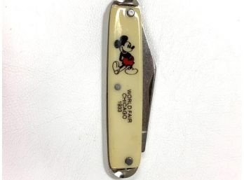 1933 Chicago Fair Mickey Mouse Pocket Knife