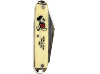 1933 Chicago Fair Mickey Mouse Pocket Knife