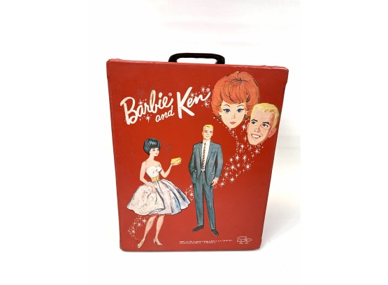 Vintage Barbie And Ken Doll Case