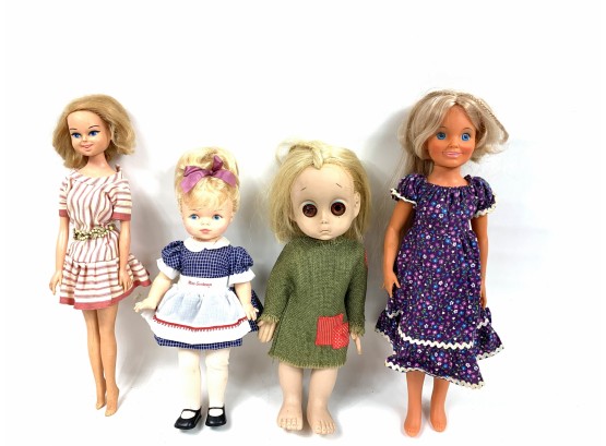 Lot Of 4 Vintage Dolls